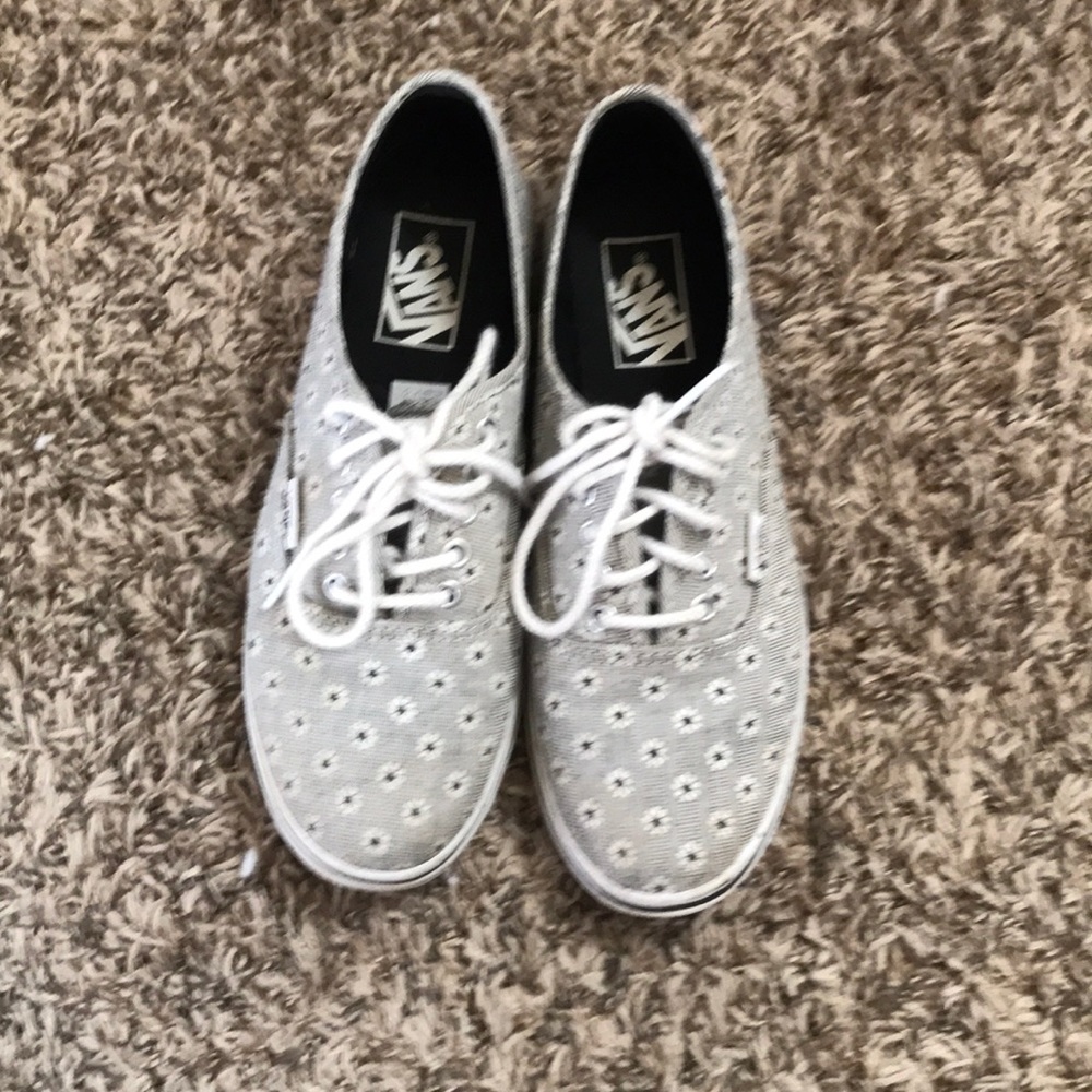 Floral Vans With Tie